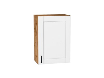 Шкаф верхний с 1-ой дверцей Лофт Дуб Вотан, Super White, 720, 500 В*Ш*Г 716*500*320, фасад МДФ  Super White, корпус  Дуб Вотан ms2510VVT_63172