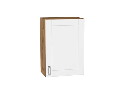Шкаф верхний с 1-ой дверцей Лофт Дуб Вотан, White Silk, 720, 500 В*Ш*Г 716*500*320, фасад МДФ  White Silk, корпус  Дуб Вотан ms2510VVT_63163
