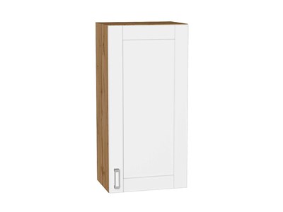 Шкаф верхний с 1-ой дверцей Лофт Дуб Вотан, White Silk, 920, 450 В*Ш*Г 920*450*320, фасад МДФ  White Silk, корпус  Дуб Вотан ms2510VVT_63167
