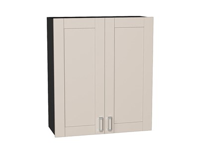 Шкаф верхний с 2-мя дверцами Лофт Graphite, Cream Silk, 920, 800 В*Ш*Г 920*800*320, фасад МДФ  Cream Silk, корпус  Graphite ms2510VVT_71469