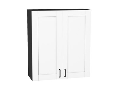 Шкаф верхний с 2-мя дверцами Лофт Graphite, Super White, 920, 800 В*Ш*Г 920*800*320, фасад МДФ  Super White, корпус  Graphite ms2510VVT_55233
