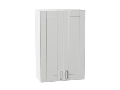 Шкаф верхний с 2-мя дверцами Лофт Белый, Grey Silk, 920, 600 В*Ш*Г 920*600*320, фасад МДФ  Grey Silk, корпус  Белый ms2510VVT_69628