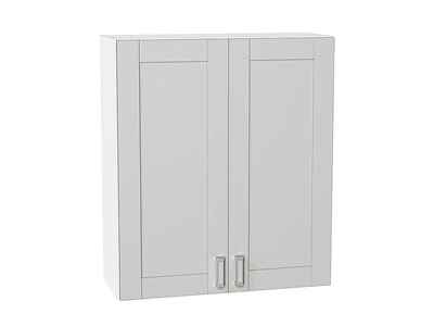 Шкаф верхний с 2-мя дверцами Лофт Белый, Grey Silk, 920, 800 В*Ш*Г 920*800*320, фасад МДФ  Grey Silk, корпус  Белый ms2510VVT_69629