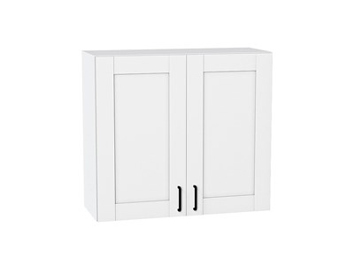 Шкаф верхний с 2-мя дверцами Лофт Белый, Super White, 720, 800 В*Ш*Г 716*800*320, фасад МДФ  Super White, корпус  Белый ms2510VVT_55227