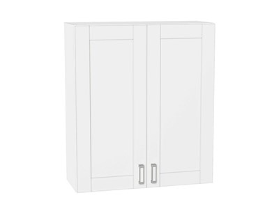 Шкаф верхний с 2-мя дверцами Лофт Белый, White Silk, 920, 800 В*Ш*Г 920*800*320, фасад МДФ  White Silk, корпус  Белый ms2510VVT_60044
