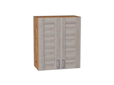 Шкаф верхний с 2-мя дверцами Лофт Дуб Вотан, Cappuccino Veralinga, 720, 600 В*Ш*Г 716*600*320, фасад МДФ  Cappuccino Veralinga, корпус  Дуб Вотан ms2510VVT_63220
