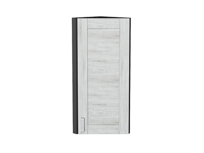 Шкаф верхний торцевой Лофт Graphite, Nordic Oak, 920 В*Ш*Г 920*300*306, фасад МДФ  Nordic Oak, корпус  Graphite ms2510VVT_48910
