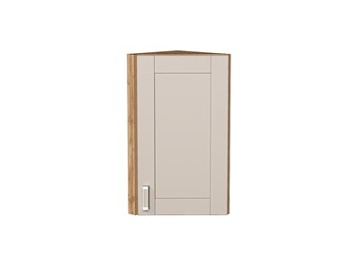 Шкаф верхний торцевой Лофт Дуб Вотан, Cream Silk, 720 В*Ш*Г 716*300*306, фасад МДФ  Cream Silk, корпус  Дуб Вотан ms2510VVT_71514