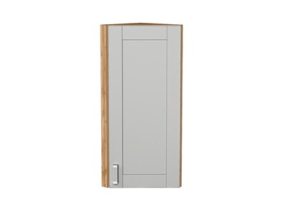 Шкаф верхний торцевой Лофт Дуб Вотан, Grey Silk, 920 В*Ш*Г 920*300*306, фасад МДФ  Grey Silk, корпус  Дуб Вотан ms2510VVT_69653