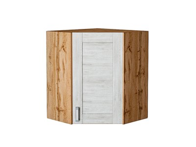 Шкаф верхний угловой Лофт Дуб Вотан, Nordic Oak, 720 В*Ш*Г 716*600*600, фасад МДФ  Nordic Oak, корпус  Дуб Вотан ms2510VVT_63310
