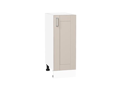 Шкаф нижний с 1-ой дверцей Лофт Белый, Cream Silk, 300 В*Ш*Г 816*300*480, фасад МДФ  Cream Silk, корпус  Белый ms2510VVT_71552