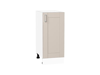 Шкаф нижний с 1-ой дверцей Лофт Белый, Cream Silk, 350 В*Ш*Г 816*350*480, фасад МДФ  Cream Silk, корпус  Белый ms2510VVT_71553