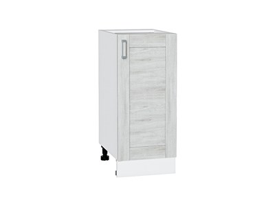 Шкаф нижний с 1-ой дверцей Лофт Белый, Nordic Oak, 350 В*Ш*Г 816*350*480, фасад МДФ  Nordic Oak, корпус  Белый ms2510VVT_65258