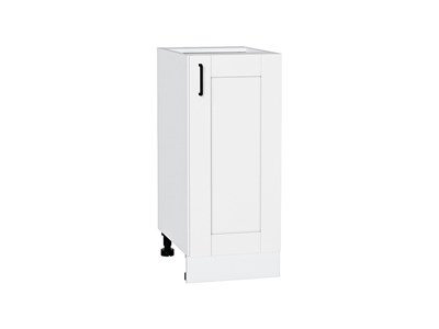 Шкаф нижний с 1-ой дверцей Лофт Белый, Super White, 350 В*Ш*Г 816*350*480, фасад МДФ  Super White, корпус  Белый ms2510VVT_65255