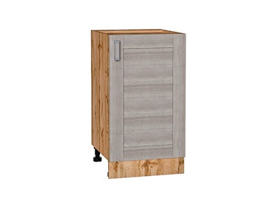 Шкаф нижний с 1-ой дверцей Лофт Дуб Вотан, Cappuccino Veralinga, 450 В*Ш*Г 816*450*480, фасад МДФ  Cappuccino Veralinga, корпус  Дуб Вотан ms2510VVT_63363