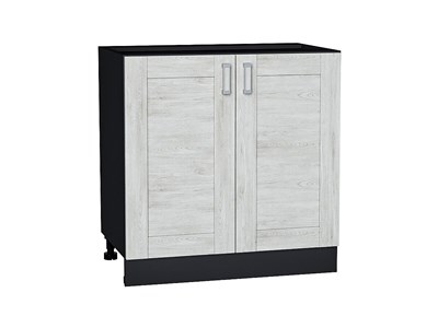 Шкаф нижний с 2-мя дверцами Лофт Graphite, Nordic Oak, 800 В*Ш*Г 816*800*480, фасад МДФ  Nordic Oak, корпус  Graphite ms2510VVT_36051