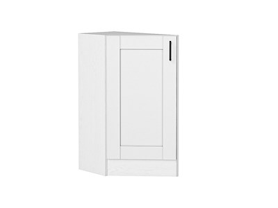 Шкаф нижний торцевой Лофт Белый, Super White В*Ш*Г 816*296*554, фасад МДФ  Super White, корпус  Белый ms2510VVT_55561