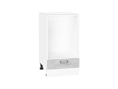 Шкаф нижний под духовку Лофт Белый, Nordic Oak, 450 В*Ш*Г 816*450*476, фасад МДФ  Nordic Oak, корпус  Белый ms2510VVT_67127