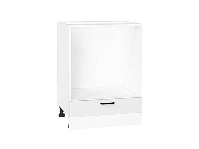 Шкаф нижний под духовку Лофт Белый, Super White, 600 В*Ш*Г 816*600*476, фасад МДФ  Super White, корпус  Белый ms2510VVT_55290
