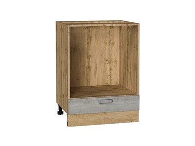 Шкаф нижний под духовку Лофт Дуб Вотан, Cappuccino Veralinga, 600 В*Ш*Г 816*600*476, фасад МДФ  Cappuccino Veralinga, корпус  Дуб Вотан ms2510VVT_63333