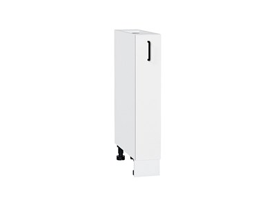 Шкаф нижний бутылочница Лофт Белый, Super White, 150 В*Ш*Г 816*150*480, фасад МДФ  Super White, корпус  Белый ms2510VVT_55282