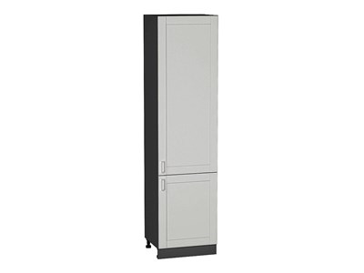 Шкаф пенал с 2-мя дверцами Лофт Graphite, Grey Silk, 2340, 600 В*Ш*Г 2336*600*576, фасад МДФ  Grey Silk, корпус  Graphite ms2510VVT_69757