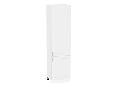 Шкаф пенал с 2-мя дверцами Лофт Белый, White Silk, 2340, 600 В*Ш*Г 2336*600*576, фасад МДФ  White Silk, корпус  Белый ms2510VVT_60121