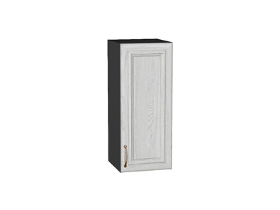 Шкаф верхний с 1-ой дверцей Шале Graphite, White Dreamline, 720, 300 В*Ш*Г 716*300*320, фасад МДФ  White Dreamline, корпус  Graphite ms2510VVT_53757