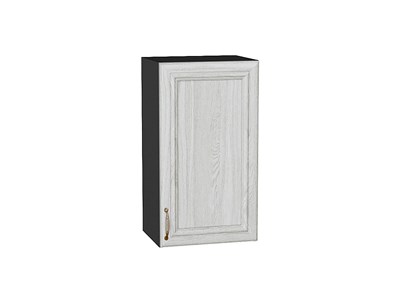Шкаф верхний с 1-ой дверцей Шале Graphite, White Dreamline, 720, 400 В*Ш*Г 716*400*320, фасад МДФ  White Dreamline, корпус  Graphite ms2510VVT_53758