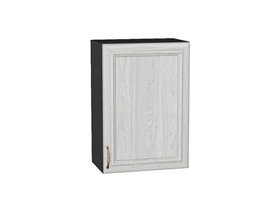 Шкаф верхний с 1-ой дверцей Шале Graphite, White Dreamline, 720, 500 В*Ш*Г 716*500*320, фасад МДФ  White Dreamline, корпус  Graphite ms2510VVT_53760