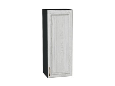 Шкаф верхний с 1-ой дверцей Шале Graphite, White Dreamline, 920, 350 В*Ш*Г 920*350*320, фасад МДФ  White Dreamline, корпус  Graphite ms2510VVT_65269