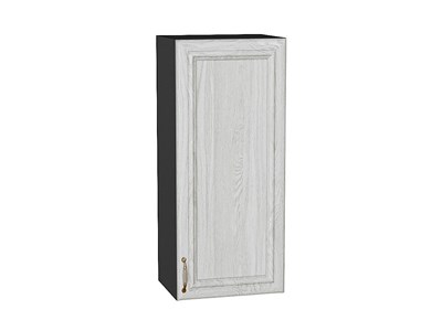 Шкаф верхний с 1-ой дверцей Шале Graphite, White Dreamline, 920, 400 В*Ш*Г 920*400*320, фасад МДФ  White Dreamline, корпус  Graphite ms2510VVT_53763