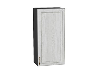 Шкаф верхний с 1-ой дверцей Шале Graphite, White Dreamline, 920, 450 В*Ш*Г 920*450*302, фасад   White Dreamline, корпус  Graphite ms2510VVT_53764
