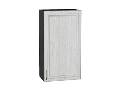Шкаф верхний с 1-ой дверцей Шале Graphite, White Dreamline, 920, 500 В*Ш*Г 920*500*320, фасад МДФ  White Dreamline, корпус  Graphite ms2510VVT_53765
