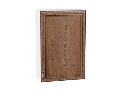 Шкаф верхний с 1-ой дверцей Шале Белый, Brown Dreamline, 920, 600 В*Ш*Г 920*600*320, фасад МДФ  Brown Dreamline, корпус  Белый ms2510VVT_53776