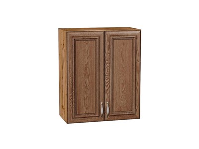 Шкаф верхний с 2-мя дверцами Шале Дуб Вотан, Brown Dreamline, 720, 600 В*Ш*Г 716*600*320, фасад МДФ  Brown Dreamline, корпус  Дуб Вотан ms2510VVT_61323