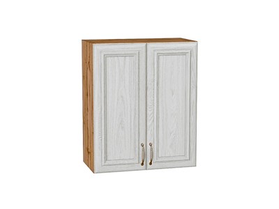 Шкаф верхний с 2-мя дверцами Шале Дуб Вотан, White Dreamline, 720, 600 В*Ш*Г 716*600*320, фасад МДФ  White Dreamline, корпус  Дуб Вотан ms2510VVT_61322