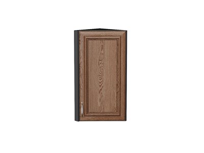 Шкаф верхний торцевой Шале Graphite, Brown Dreamline, 720 В*Ш*Г 716*300*306, фасад МДФ  Brown Dreamline, корпус  Graphite ms2510VVT_53849