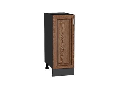 Шкаф нижний с 1-ой дверцей Шале Graphite, Brown Dreamline, 300 В*Ш*Г 816*300*480, фасад МДФ  Brown Dreamline, корпус  Graphite ms2510VVT_53962