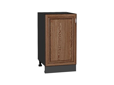 Шкаф нижний с 1-ой дверцей Шале Graphite, Brown Dreamline, 450 В*Ш*Г 816*450*480, фасад МДФ  Brown Dreamline, корпус  Graphite ms2510VVT_53964