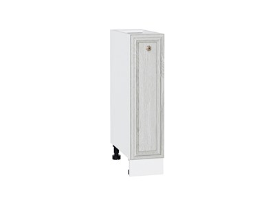 Шкаф нижний с 1-ой дверцей Шале Белый, White Dreamline, 200 В*Ш*Г 816*200*480, фасад МДФ  White Dreamline, корпус  Белый ms2510VVT_66227