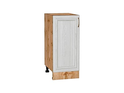 Шкаф нижний с 1-ой дверцей Шале Дуб Вотан, White Dreamline, 350 В*Ш*Г 816*350*480, фасад МДФ  White Dreamline, корпус  Дуб Вотан ms2510VVT_65277