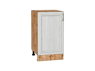 Шкаф нижний с 1-ой дверцей Шале Дуб Вотан, White Dreamline, 450 В*Ш*Г 816*450*480, фасад МДФ  White Dreamline, корпус  Дуб Вотан ms2510VVT_61366