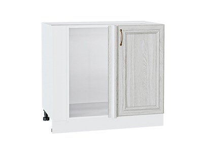 Шкаф нижний угловой Шале Белый, White Dreamline В*Ш*Г 816*890*480, фасад МДФ  White Dreamline, корпус  Белый ms2510VVT_54007