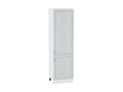Шкаф пенал с 2-мя дверцами Шале Белый, White Dreamline, 2140, 600 В*Ш*Г 2132*600*576, фасад МДФ  White Dreamline, корпус  Белый ms2510VVT_54028