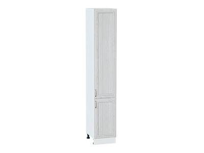 Шкаф пенал с 2-мя дверцами Шале Белый, White Dreamline, 2340, 400 В*Ш*Г 2336*400*576, фасад МДФ  White Dreamline, корпус  Белый ms2510VVT_54029