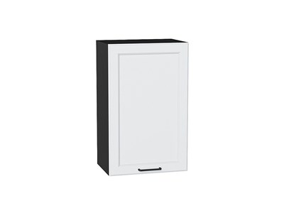 Шкаф верхний с 1-ой дверцей Барселона Graphite, Белый, 720, 450 В*Ш*Г 716*450*324, фасад МДФ  Белый, корпус  Graphite ms2510VVT_52999