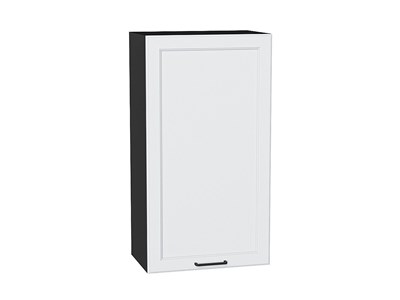 Шкаф верхний с 1-ой дверцей Барселона Graphite, Белый, 920, 500 В*Ш*Г 920*500*324, фасад МДФ  Белый, корпус  Graphite ms2510VVT_53005