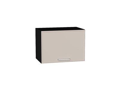 Шкаф верхний горизонтальный Квадро Graphite, Кашемир, 360, 500 В*Ш*Г 358*500*321, фасад МДФ  Кашемир, корпус  Graphite ms2510VVT_72904