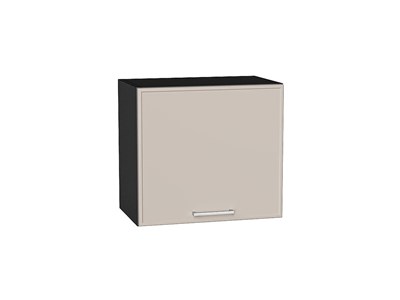 Шкаф верхний горизонтальный Квадро Graphite, Кашемир, 460, 500 В*Ш*Г 458*500*321, фасад МДФ  Кашемир, корпус  Graphite ms2510VVT_72907